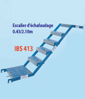 Escalier d'�chafaudage: IBS 413